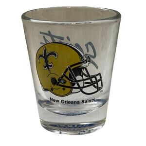 Vintage New Orleans Saints NFL Papel Shot Glass